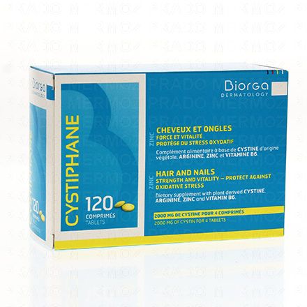 CYSTIPHANE Cheveux et ongles force et vitalité (120 comprimés)