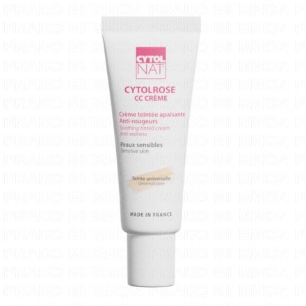 CYTOLNAT CytolRose - CC Cr&egrave;me teint&eacute;e apaisante Anti rougeurs 40ml