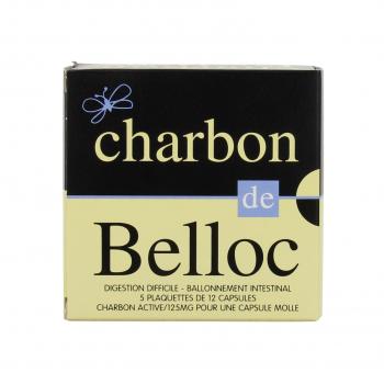 Charbon de belloc 125 mg (boîte de 60 capsules)