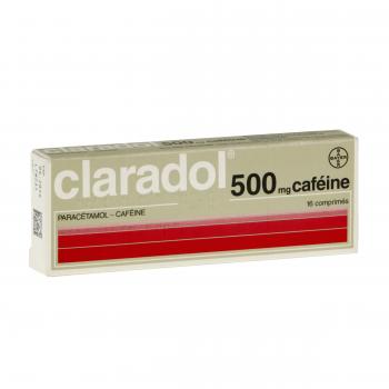 Claradol 500 mg caféine