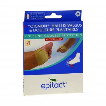EPITACT Coussinets double protection oignon et douleurs plantaires (taille m)
