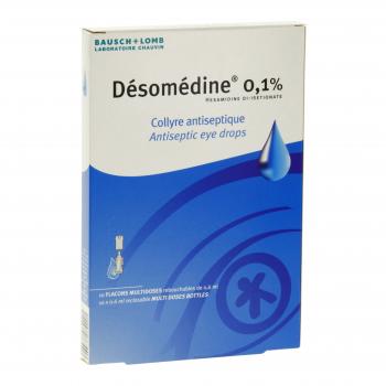 Désomédine 0,1 pour cent (flacon de 0,6 ml)