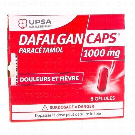 DAFALGANCAPS 1000MG x8 gélules