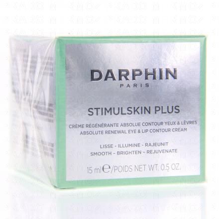 DARPHIN Stimulskin Plus - Cr&egrave;me r&eacute;g&eacute;n&eacute;rante absolue contour yeux et l&egrave;vres 15ml