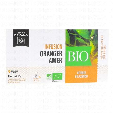 DAYANG Infusion bio orange amère 20 sachets