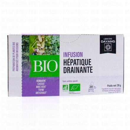DAYANG Infusion h&eacute;patiques bio romarin 20 sachets