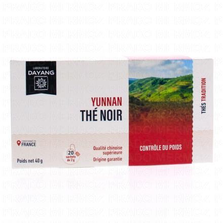 DAYANG Th&eacute; noir de chine 20 sachets