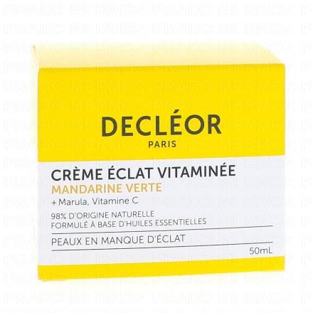 DECLEOR Mandarine verte Cr&egrave;me &eacute;clat vitamin&eacute;e 50ml
