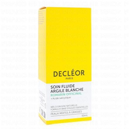 DECLEOR Romarin officinal Soin fluide argile blanche tube 50ml