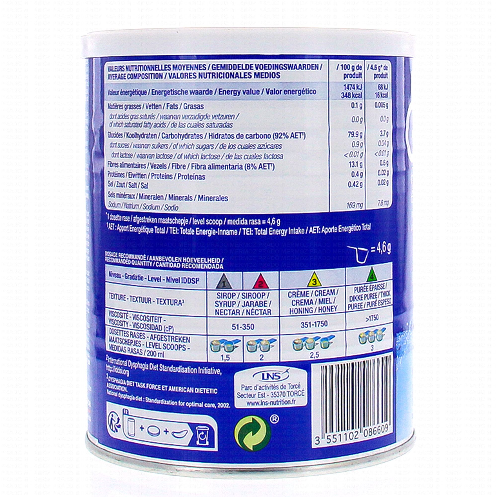 Gelodiet Poudre Epaississante 225g