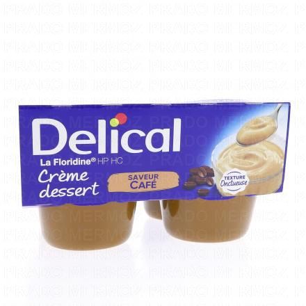 DELICAL La Floridine HP/HC - Cr&egrave;me Dessert Caf&eacute; 4x200g