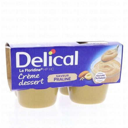 DELICAL La Floridine HP/HC - Cr&egrave;me Dessert pralin&eacute; 4x200g