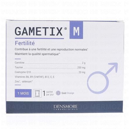 DENSMORE Gametix M Fertilit&eacute; Homme x30 Sachets