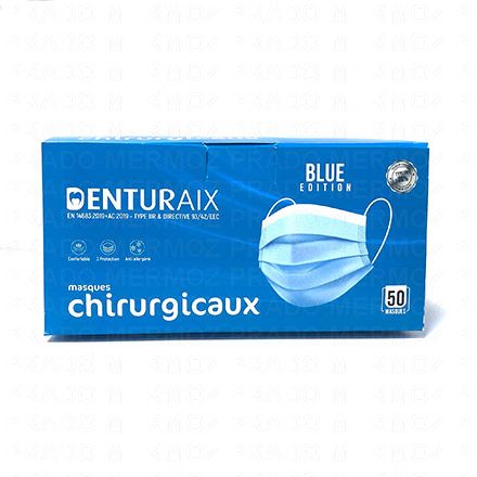 DENTURAIX Masques chirurgicaux x50 (bleu)