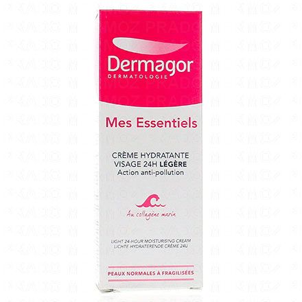 DERMAGOR Mes essentiels - Crème hydratante visage légère au collagène marin et silicium 40ml