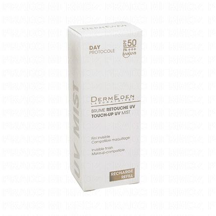 DERMEDEN Brume urbaine protectrice retouche UV SPF50 (eco recharge 8ml)