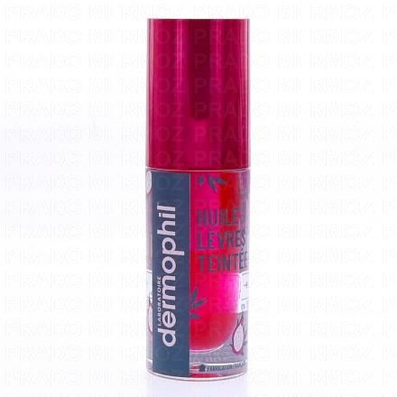 DERMOPHIL Huile L&egrave;vres Teint&eacute;e Rose 5ml