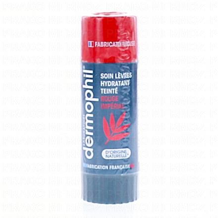 DERMOPHIL Stick soin teint&eacute; protection des l&egrave;vres rouge imp&eacute;rial 4g