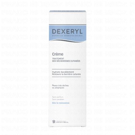 DEXERYL Cr&egrave;me s&egrave;cheresses cutan&eacute;es tube 250g