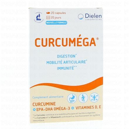 DIELEN Curcuméga - 60 capsules (20 capsules)