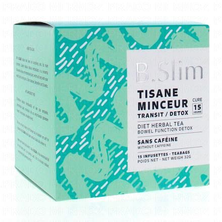 B.SLIM Tisane - r&eacute;gime transit et d&eacute;tox (15 inusettes)