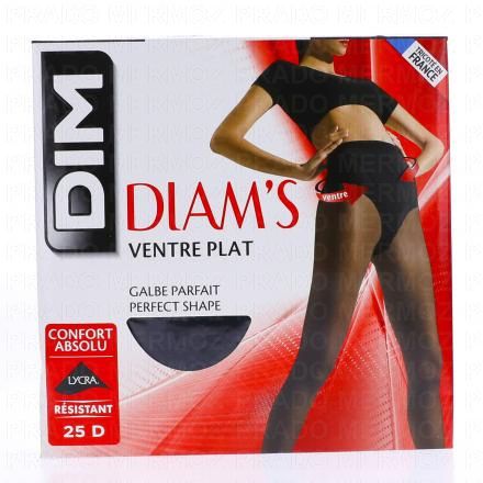 DIM Diam's - Collant femme voile noir Diam's 25D (taille 2)