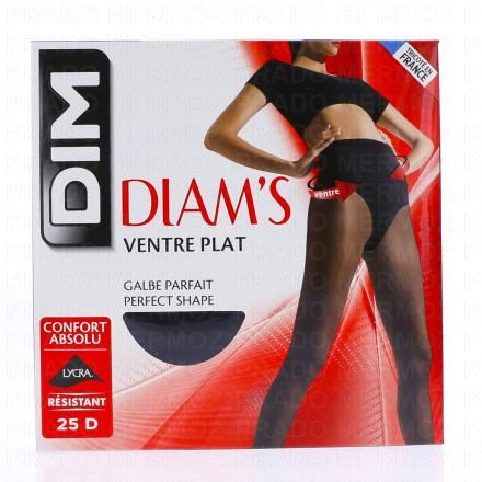 DIM Diam's - Collant femme voile noir Diam's 25D (taille 3)