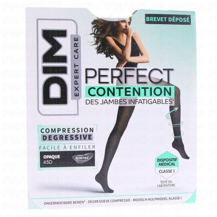 DIM Perfect Contention - Collant opaque 45D Noir (taille 2)