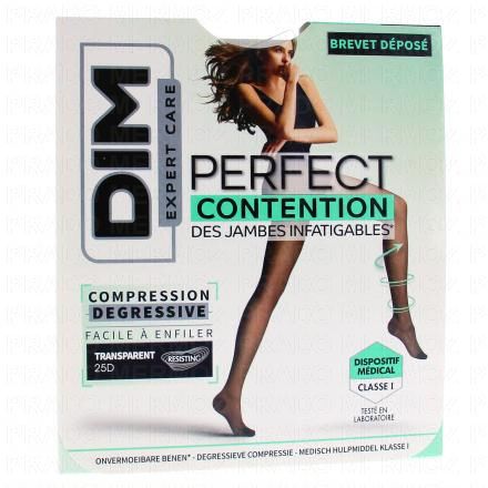 DIM Perfect contention - Collant transparent 25D couleur gazelle (taille 2)