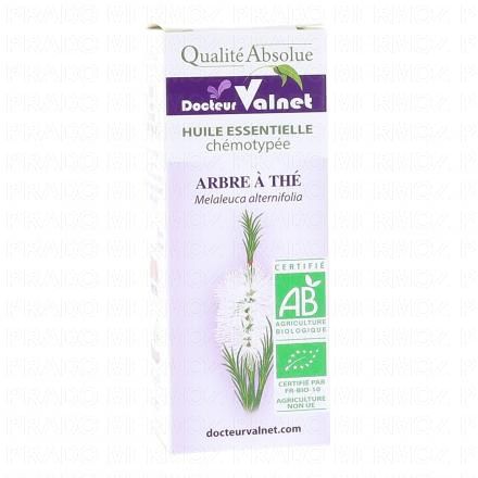 DOCTEUR VALNET Huile essentielle d&rsquo;arbre &agrave; th&eacute; bio flacon 10ml