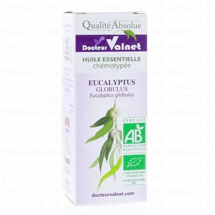 DOCTEUR VALNET Huile essentielle d'eucalyptus globulus bio flacon 10ml