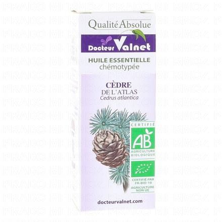 DOCTEUR VALNET Huile essentielle de C&egrave;dre de l'Atlas Bio flacon 10 ml
