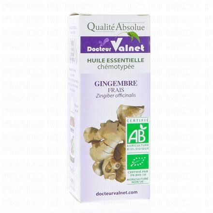 DOCTEUR VALNET Huile essentielle de Gingembre frais bio flacon 5 ml