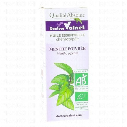DOCTEUR VALNET Huile essentielle de menthe poivr&eacute;e bio flacon 10ml