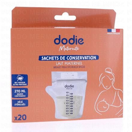 DODIE Allaitement 20 sachets de conservation de 270ml