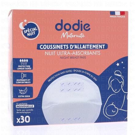 DODIE Coussinets d'allaitement nuit adhesif x 30