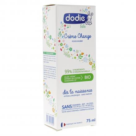 DODIE Hygi&egrave;ne et Soin - Cr&egrave;me change bio tube 75ml