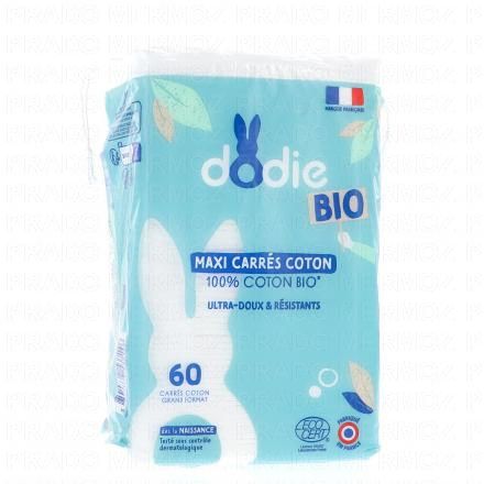DODIE Maxi Carr&eacute;s coton x60