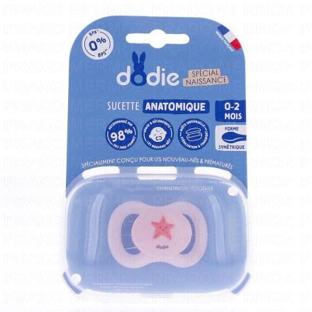 DODIE Sucettes Anatomiques 0-2 mois Sp&eacute;cial Naissance (etoile)