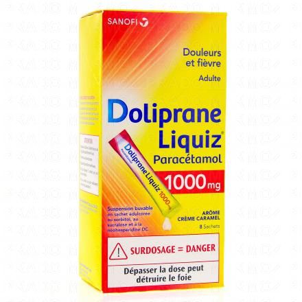 DOLIPRANE Liquiz 1000mg x8 sachets