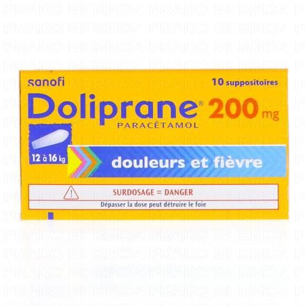 DOLIPRANE 200 mg