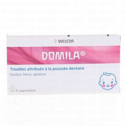 DOMILIA Suppositoires Poussée Dentaire BéBé x6 WELEDA