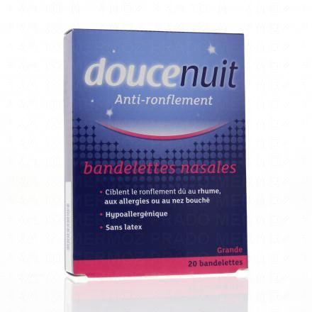 DOUCE NUIT Bandelettes nasale - anti-ronflements