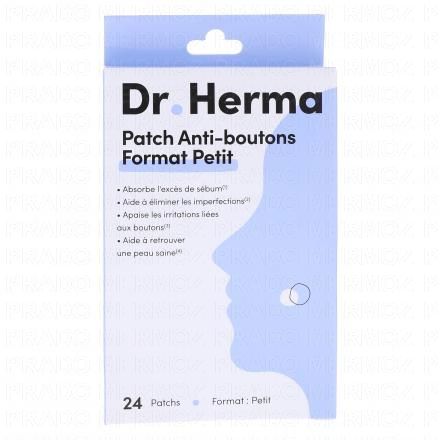DR. HERMA Patch Anti-Boutons Format Petit (x24 patchs)