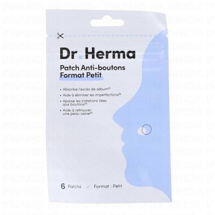 DR. HERMA Patch Anti-Boutons Format Petit (x6 patchs)