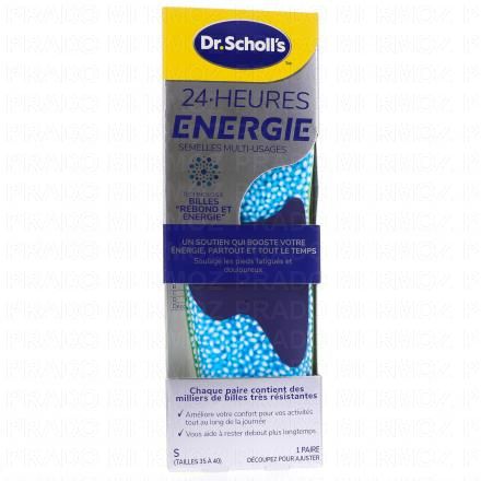 DR.SCHOLL'S Energie Semelles Multi-Usages 1 paire (taille s (35 &agrave; 40))