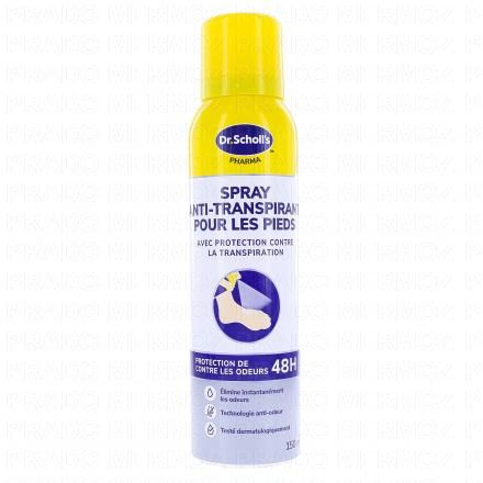 DR. SCHOLL'S Expert care - Déo anti transpirant pour pieds 48h anti-odeur spray 150ml