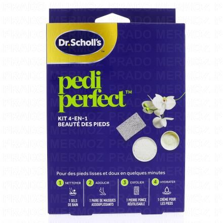 DR.SCHOLL'S Pedi Perfect Kit 4 en 1 Beauté des pieds