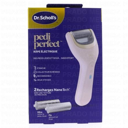 DR.SCHOLL'S Pedi Perfect - (râpe électrique + 2 recharges nano tech)