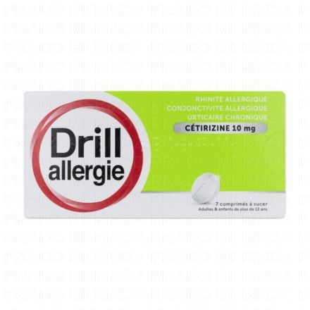 DRILL ALLERGIE CETIRIZINE 10mg
